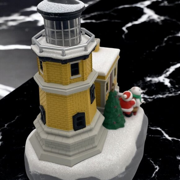 NIB 2024 Hallmark Keepsake Holiday Lighthouse Ornament - 13th in Series - Picture 10 of 12